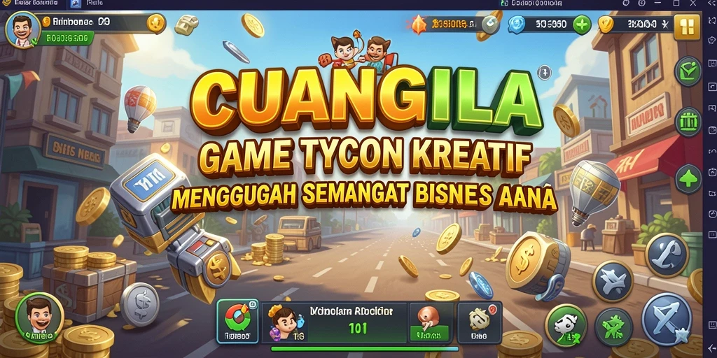 Tampilan gameplay CUANGILA yang menarik dan menantang dalam dunia Tycoon.