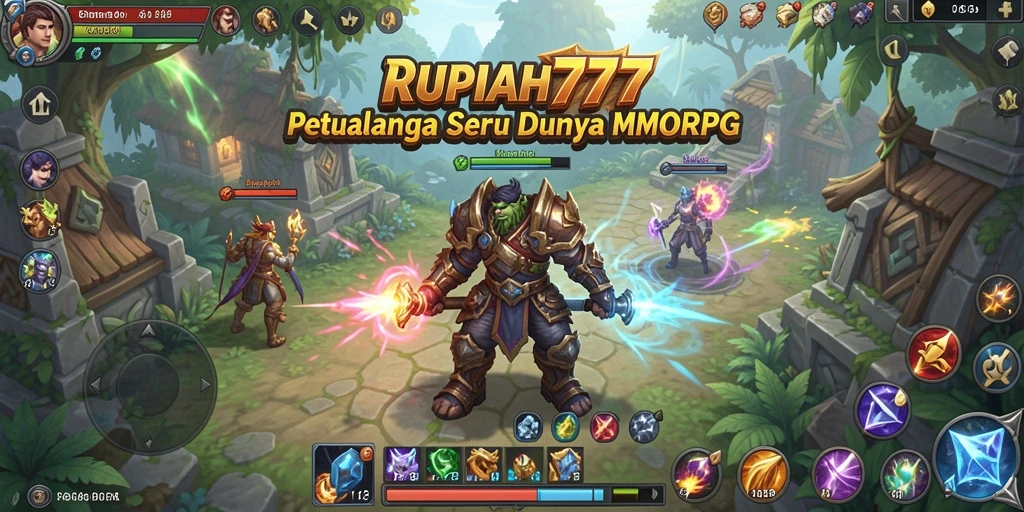 Gameplay seru di dunia MMORPG RUPIAH777.
